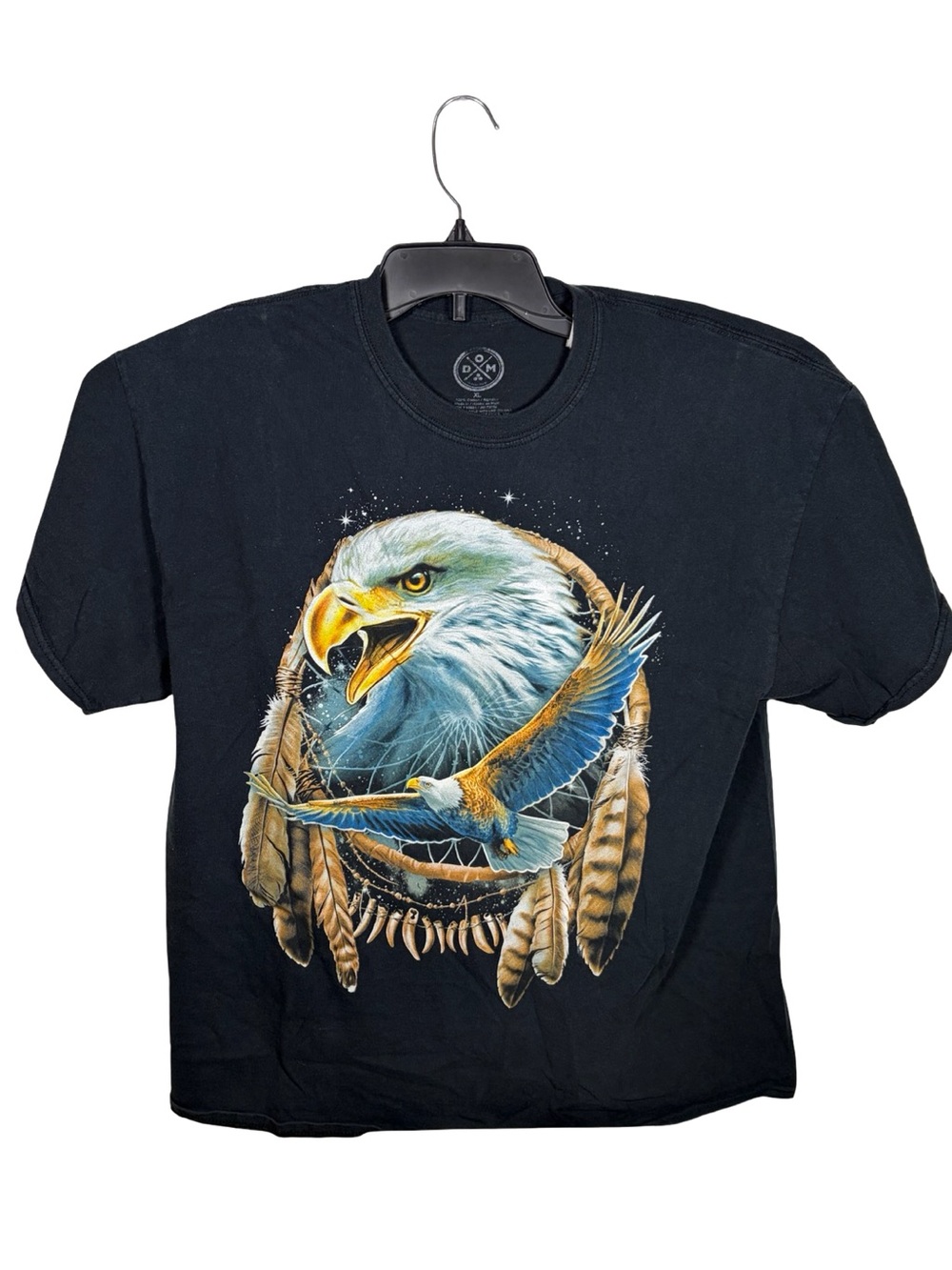DOM bald eagle dream catcher t shirt XL